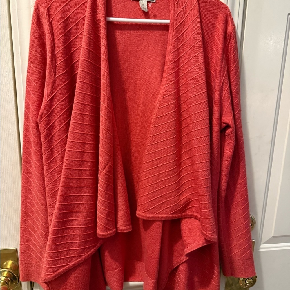 New Dana Buchman Open Front Cardigan - Picture 3 of 7